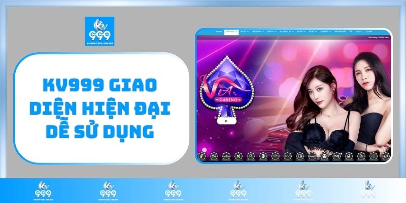 Giao diện hiện đại dễ sử dụng