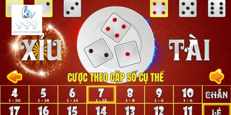 Đặt cược theo cặp số cụ thể